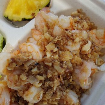 Big Wave Shrimp - Garlic peeled shrimp - Seafood Near Me - Haleiwa, Hawaii