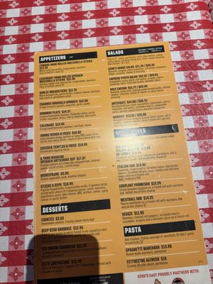 Menu photo 3 Gino's East - Magnificent Mile Chicago, IL Menu photo 3 Gino's East - Magnificent Mile Chicago, IL