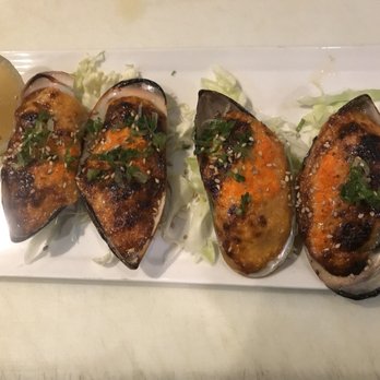 Sushi Bar 29 - Baked mussels - Japanese Near Me - Santa Barbara, California Sushi Bar 29 - Baked mussels - Japanese Near Me - Santa Barbara, California