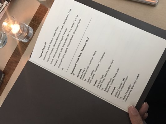 Menu photo 6 Perry St New York, NY