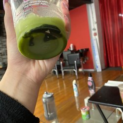 I ordered the frozen matcha latte and found this on the bottom inside of my cup I'm disgusted and it looks like a health hazard