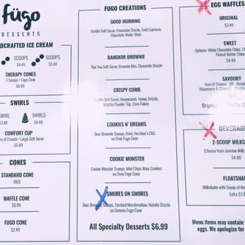 Fugo Desserts - Menu! - Desserts Near Me - Toronto, Ontario Fugo Desserts - Menu! - Desserts Near Me - Toronto, Ontario