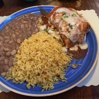 Cuckoo's Nest - I ordered the beef burrito with rice and beans - Mexican Near Me - Old Saybrook, Connecticut Cuckoo's Nest - I ordered the beef burrito with rice and beans - Mexican Near Me - Old Saybrook, Connecticut