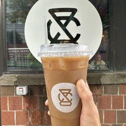 Salt City Coffee - Cold brew with oat milk and lavender syrup