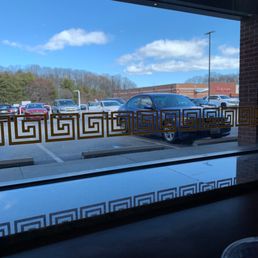 View of the parking lot