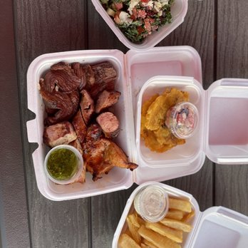 El Churrascaso Grill - Tostones, Kale Caesar Salad, Fried Yuca - Brazilian Near Me - Tampa, Florida