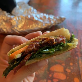 Earthly Coffee - Veggie bite sandwich! So tasty omggg! - Coffee & Tea Near Me - Oakland, California Earthly Coffee - Veggie bite sandwich! So tasty omggg! - Coffee & Tea Near Me - Oakland, California