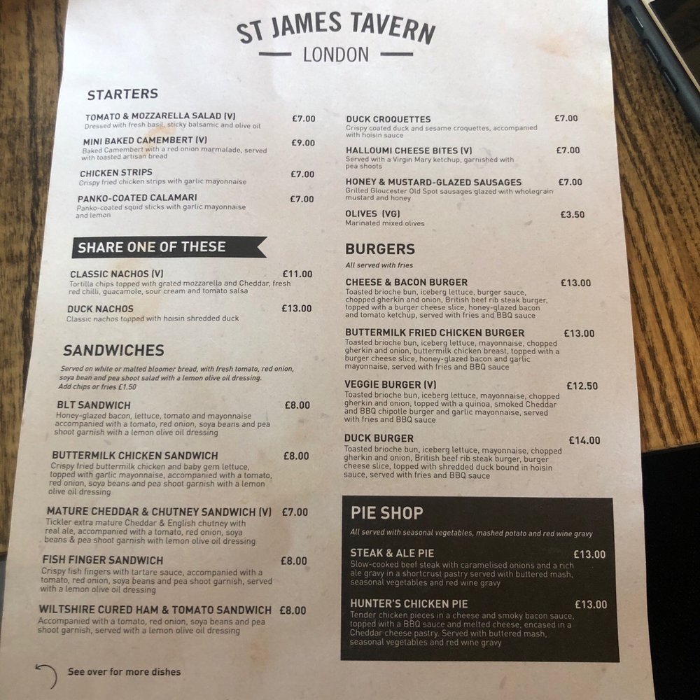 Menu Menu
