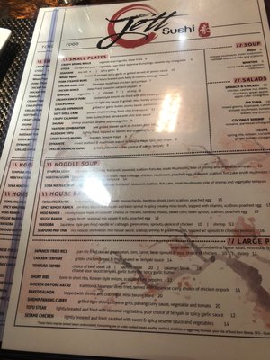 Menu photo 4 Jett Sushi Denver, CO