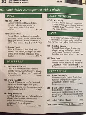Menu photo 4 Brioni Cafe & Deli Clarkston, MI