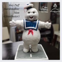 Cakes Pastries & More - Stay Puff Marshmallow defying gravity cake