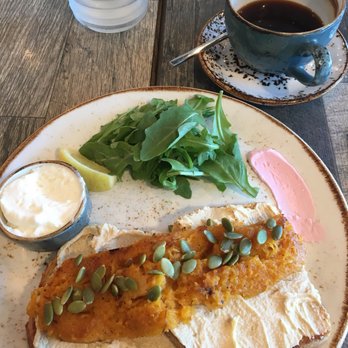 The Aussie Grind - Butternut squash mash and something similar to an Americano - Cafes Near Me - Frisco, Texas