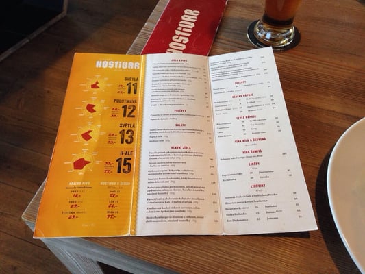 Menu photo 2 Pivovar Hostivař Praha 15, PR Menu photo 2 Pivovar Hostivař Praha 15, PR