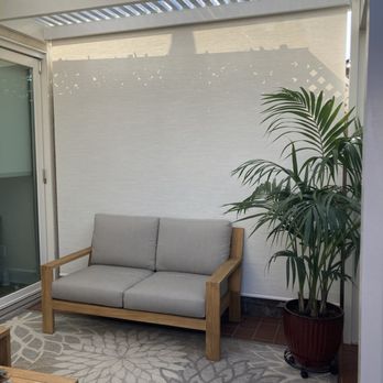 Ron Allen & Son Window Coverings - Outdoor shade for the pergola - Shades & Blinds Near Me - El Cajon, California