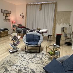 Dragonfly Reiki Healing Practice - Healing Room, seating area.