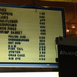 Bill's Place - 2nd half of the menu