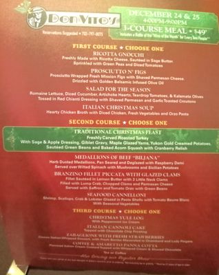 Menu photo 3 Don Vito's Las Vegas, NV