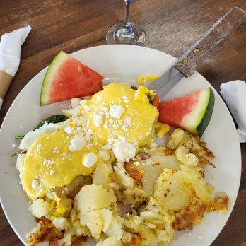 Mamas Kitchen - Greek Bennie. Delish! - Breakfast & Brunch Near Me - Tampa, Florida
