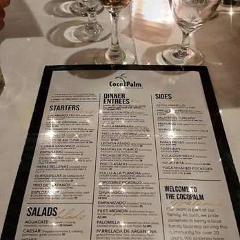 Coco Palm Restaurant - Menu - Cuban Near Me - Pomona, California
