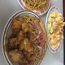 China Garden Restaurant - Pork Chow Mein Orange Chicken honey Walnut Shrimp