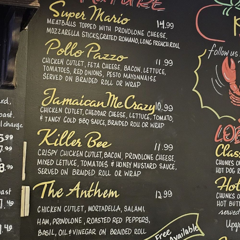 Pauli's - Menu as of March 2024 - Sandwiches Near Me - Boston, Massachusetts Pauli's - Menu as of March 2024 - Sandwiches Near Me - Boston, Massachusetts