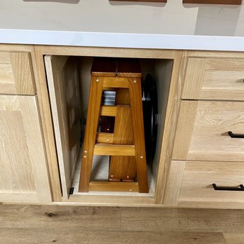 ProKitchen and Surfaces - Hidden seat/step stool hidden pocket door - Kitchen & Bath Near Me - Anaheim, California