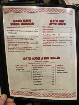 Menu photo 7 Gato Taco & Tequila Irwin, PA