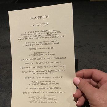 Nonesuch - The menu January 2020 - New American Near Me - Oklahoma City, Oklahoma Nonesuch - The menu January 2020 - New American Near Me - Oklahoma City, Oklahoma
