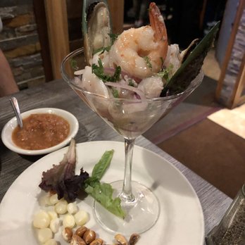 Los Andes Restaurant - Ceviche martini had the best lime flavor ever! And awesome calamari!!! - Latin American Near Me - Providence, Rhode Island