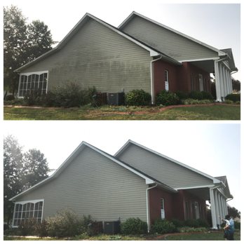 Deluxe Desert Wash - before and after a house wash - Pressure Washers Near Me Deluxe Desert Wash - before and after a house wash - Pressure Washers Near Me