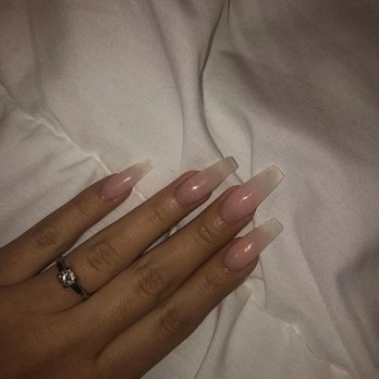 Top Nails & Spa - pink acrylic ombré with clear nail done by nikki - Day Spas Near Me - Covina, California Top Nails & Spa - pink acrylic ombré with clear nail done by nikki - Day Spas Near Me - Covina, California