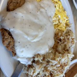 Phil-B's Cafe - Country Fried Steak and Eggs