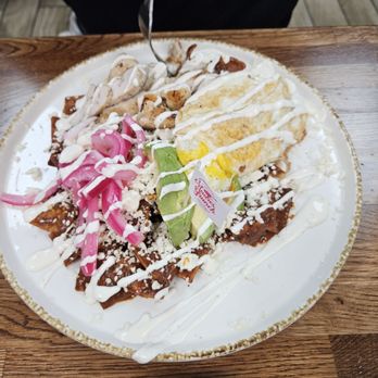 Madres Brunch - Mole chilaquiles woth Chicken. Mole was exquisite! - Breakfast & Brunch Near Me - Whittier, California Madres Brunch - Mole chilaquiles woth Chicken. Mole was exquisite! - Breakfast & Brunch Near Me - Whittier, California