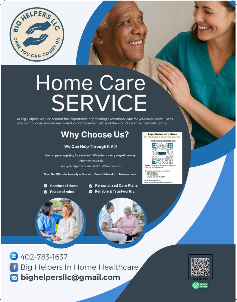 Big Helpers - home care agency in Omaha, NE