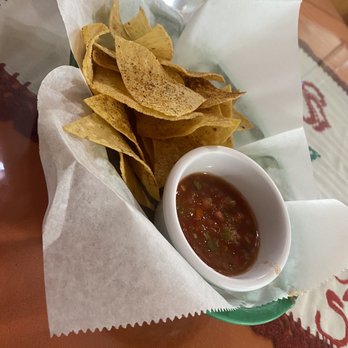 Toledito's Mexican Restaurant - Chips and salsa. Crispy and flaky chips. Salsa was good mild spice. - Mexican Near Me - Fresno, California