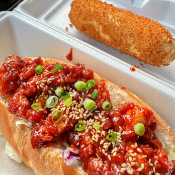 glazed - Korean Chicken Sandwich and Korean Corn Dog - Donuts Near Me - Farmington, New Mexico glazed - Korean Chicken Sandwich and Korean Corn Dog - Donuts Near Me - Farmington, New Mexico