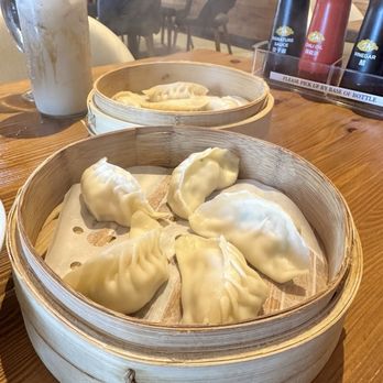 JA Jiaozi - (10) Scallops & Shrimp Steamed Jiaozi (5 pc) - Dim Sum Near Me - Irvine, California