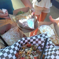 Super Q2 Food Truck - Mira Mesa Food Truck Monday - BBQ Brisket Carne Asada Fries on the bottom.