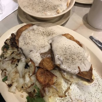 Arthur's Restaurant - Chicken Fried Steak with biscuits and gravy - Breakfast & Brunch Near Me - Mentone, California Arthur's Restaurant - Chicken Fried Steak with biscuits and gravy - Breakfast & Brunch Near Me - Mentone, California