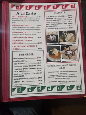 Menu photo 1 Domingo's Mexican & Seafood Restaurant Boron, CA Menu photo 1 Domingo's Mexican & Seafood Restaurant Boron, CA