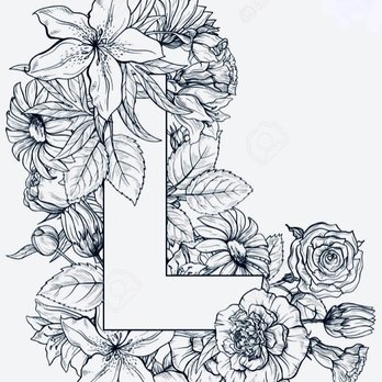 Luscious Lawns and Landscape - the letter l surrounded by flowers - Lawn Services Near Me Luscious Lawns and Landscape - the letter l surrounded by flowers - Lawn Services Near Me