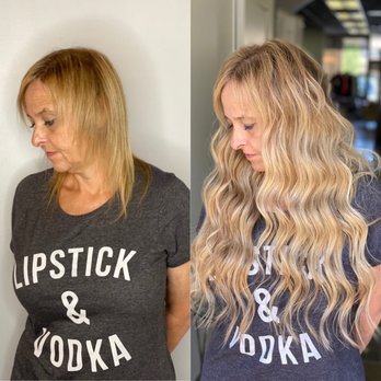 GRAYLYN Salon & Extensions - 3 rows of 22inch nbr extensions. Customized color to match seamlessly - Hair Salons Near Me - Newport Beach, California GRAYLYN Salon & Extensions - 3 rows of 22inch nbr extensions. Customized color to match seamlessly - Hair Salons Near Me - Newport Beach, California