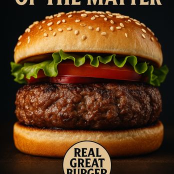 Real Great Burger - The meat of the matter is simple: grass-fed beef, honest ingredients, nothing fake. Sometimes the truth really is delicious. - Burgers Near Me - Miami, Florida Real Great Burger - The meat of the matter is simple: grass-fed beef, honest ingredients, nothing fake. Sometimes the truth really is delicious. - Burgers Near Me - Miami, Florida