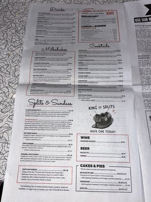 Menu photo 2 Sunliner Diner Gulf Shores, AL Menu photo 2 Sunliner Diner Gulf Shores, AL