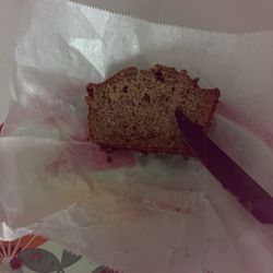 Kee's Cookies & Cupcakes - Banana Nut Bread from Kee's Cookies & Cakes in Clayton DE. I already ate the first one!
