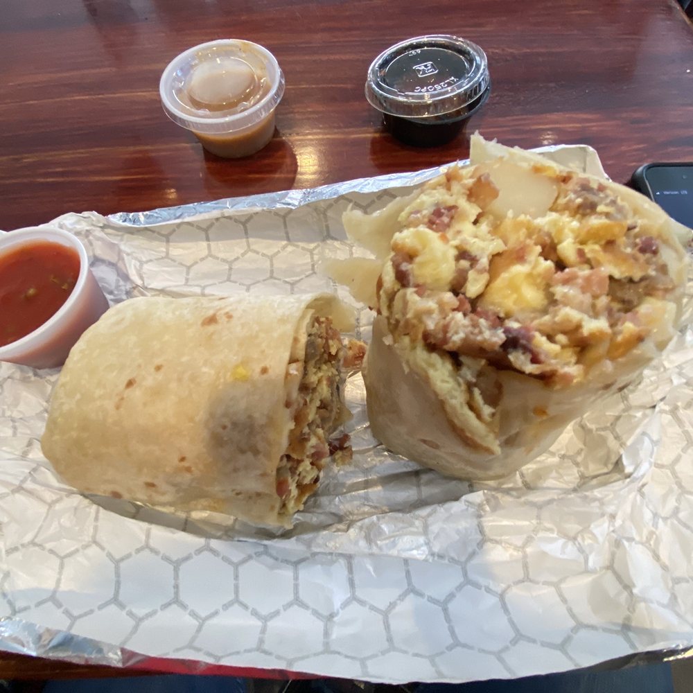 Leo's Mexican Grill - Bacon Burrito - Mexican Near Me - Long Beach, California