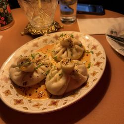 Nevski - Chicken and cilantro khinkali (oversized dumpling)