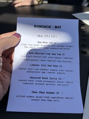 Menu photo 4 Bangkok By The Bay Berkeley, CA