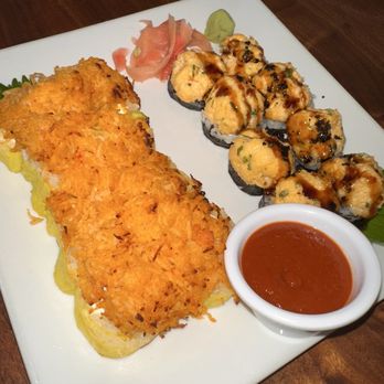 Forty Five Degrees - Godzilla (8 Pc) (left); Dynamite (8 Pc) (right) - Sushi Bars Near Me - Indianapolis, Indiana