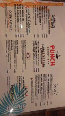 Menu photo 4 Punch Curry Bar Buenos Aires, C